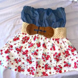 Cute strapless top 🌹